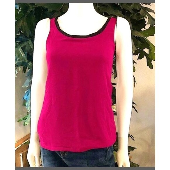 EXPRESS- WOMENS CREW NECK- LINE TANK TOP STYLE PULL OVER BLOUSE SIZE X-SMALL - Picture 1 of 3